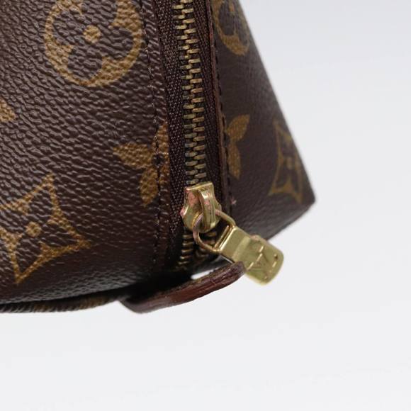 LOUIS VUITTON Monogram Trousse Demi Ronde Cosmetic Pouch M47520 LV Auth 87600 - Picture 8 of 16